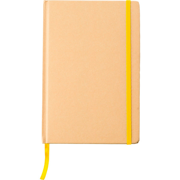 Branded Cantel Recycled paper notebook (approx. A5)