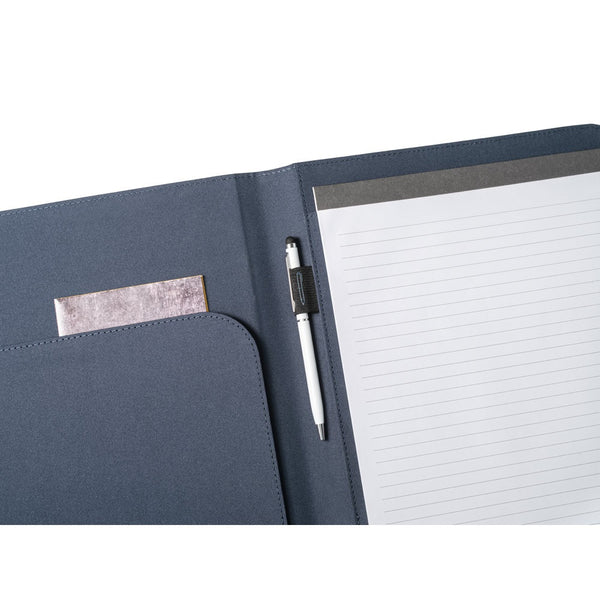 EMERGE FOLDER II. A4 folder in 100% rPET 300D with elastic closure