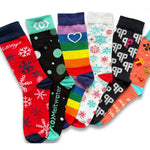 Custom Logo Socks - Jacquard Knitted Cotton