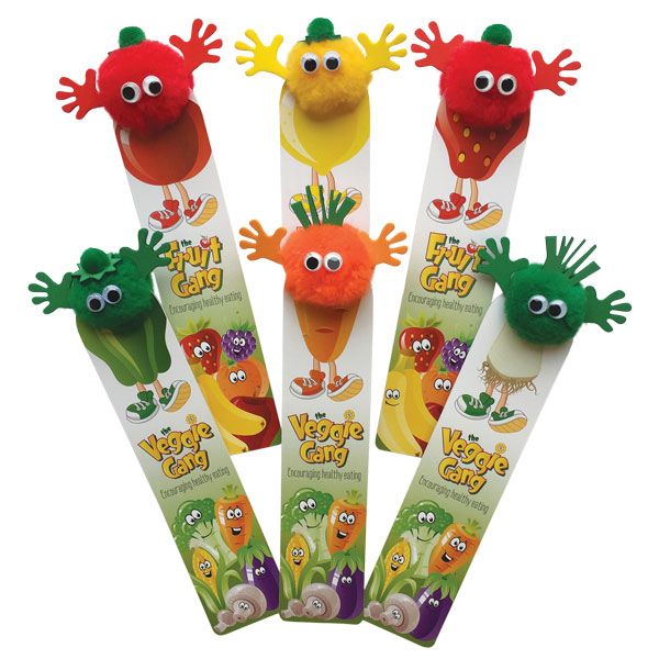 Healthy Logobug Characters on a Bookmark!
