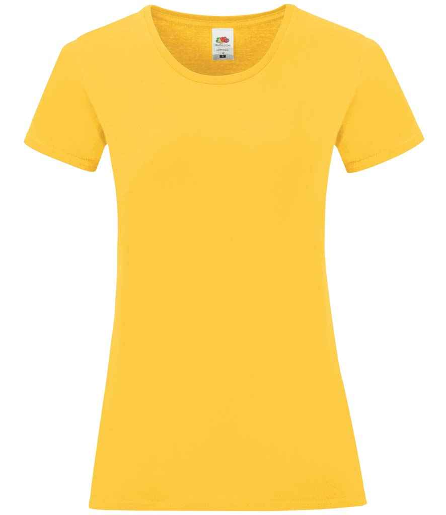 Fruit of the Loom Ladies Iconic 150 T-Shirt Sunflower