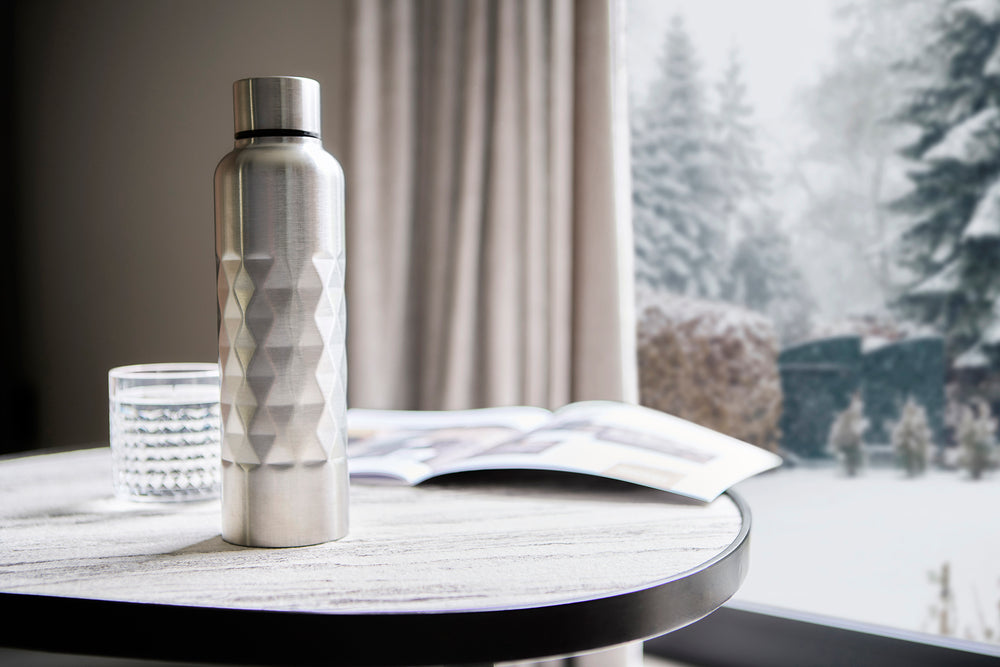 The Talin - Recycled stainless steel single-walled drinking bottle (800 ml)