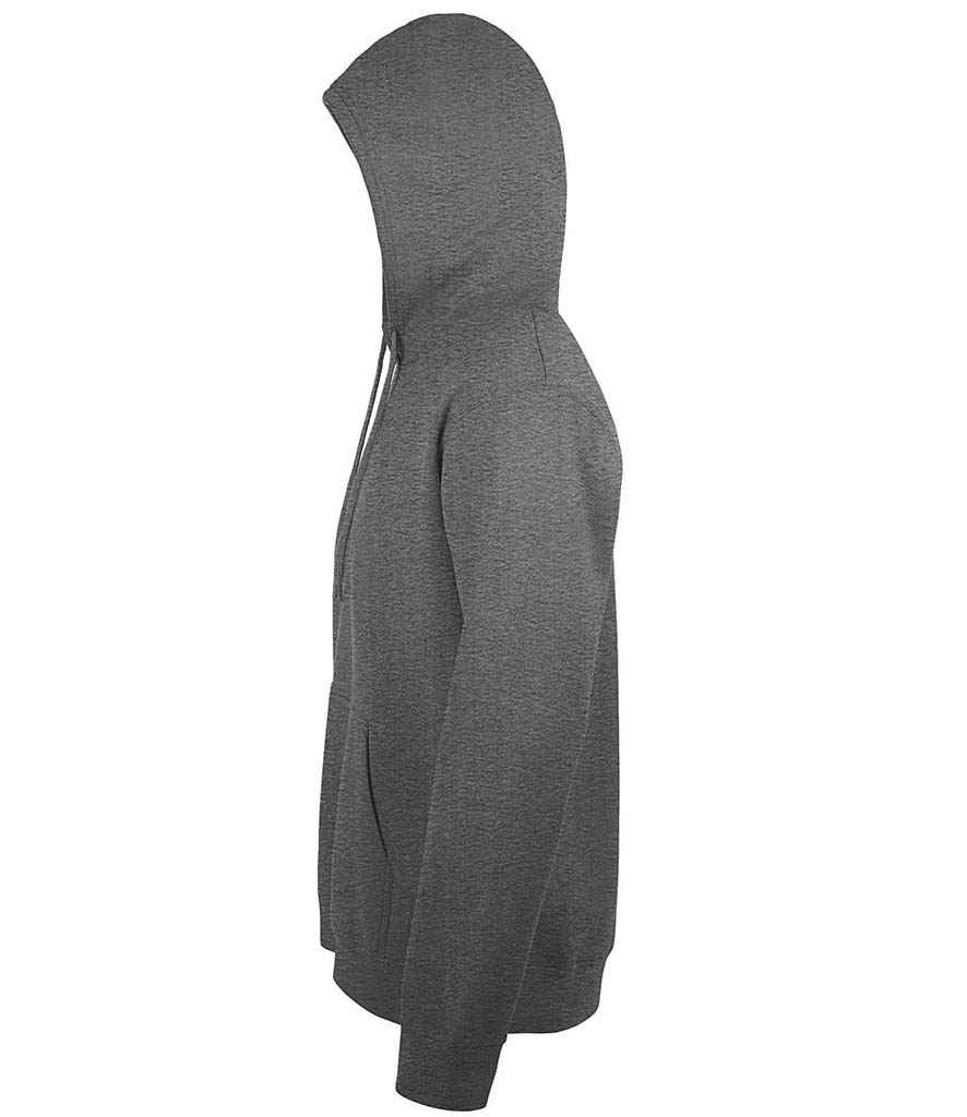 SOL'S Unisex Snake Hooded Sweatshirt Charcoal Marl