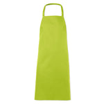 Kitchen apron in cotton Lime