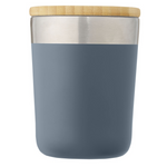 Lagan 300 ml copper vacuum insulated stainless steel tumbler with bamboo lid