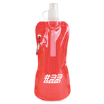 Express Quill Foldable Sports Bottle with Carabiner Clip - 400ml