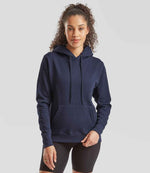 Fruit of the Loom Classic Lady Fit Hooded Sweatshirt Navy