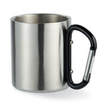 Branded Metal mug & carabiner handle