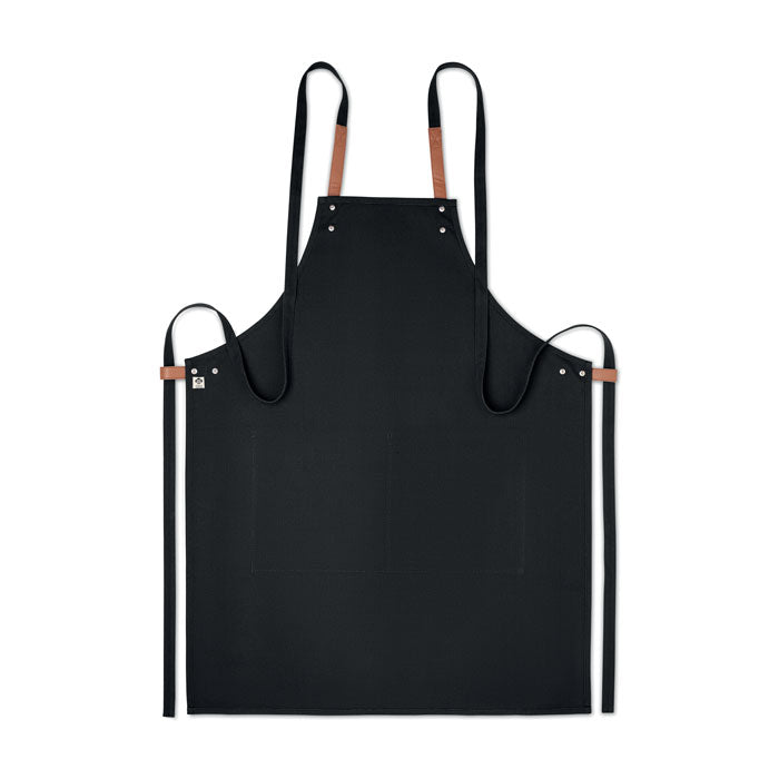 Branded Organic cotton apron 340 gr/m²