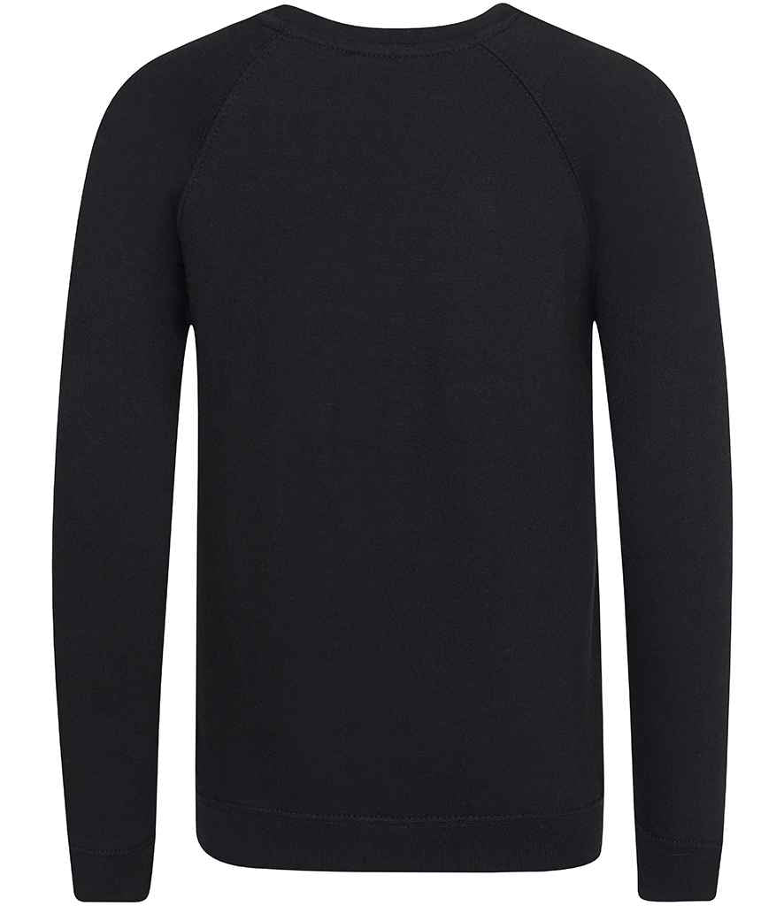AWDis Academy Kids Raglan Sweatshirt Black