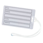 Custom Printed Luggage Tag (Silicone Loop)