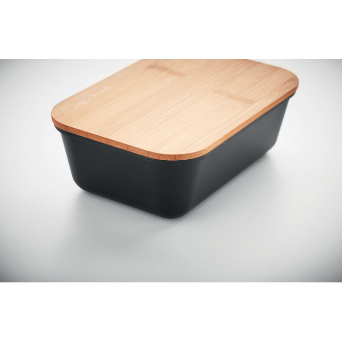 Branded Lunch box with bamboo lid