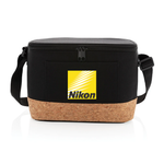 Two tone cooler bag with cork detail