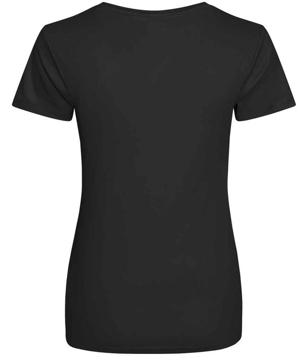 AWDis Ladies Cool T-Shirt Jet Black