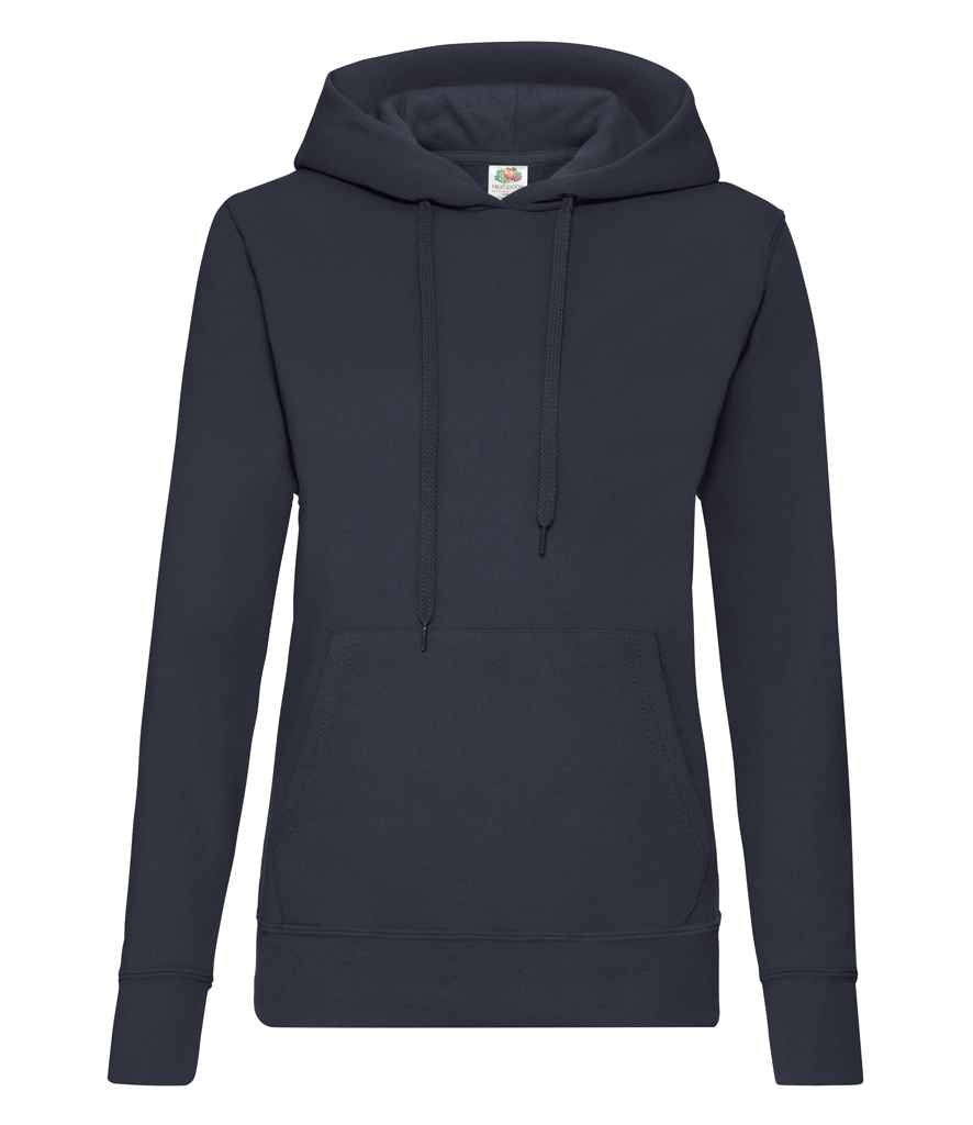 Fruit of the Loom Classic Lady Fit Hooded Sweatshirt Deep Navy