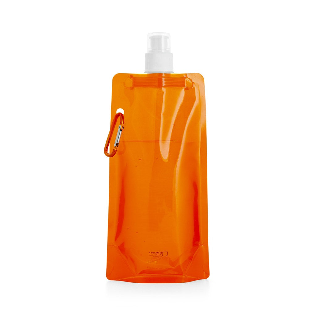 Kwill Foldable Sports Bottle with Carabiner Clip - 460ml