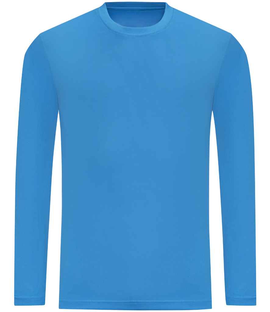 AWDis Cool Long Sleeve Wicking T-Shirt Sapphire Blue