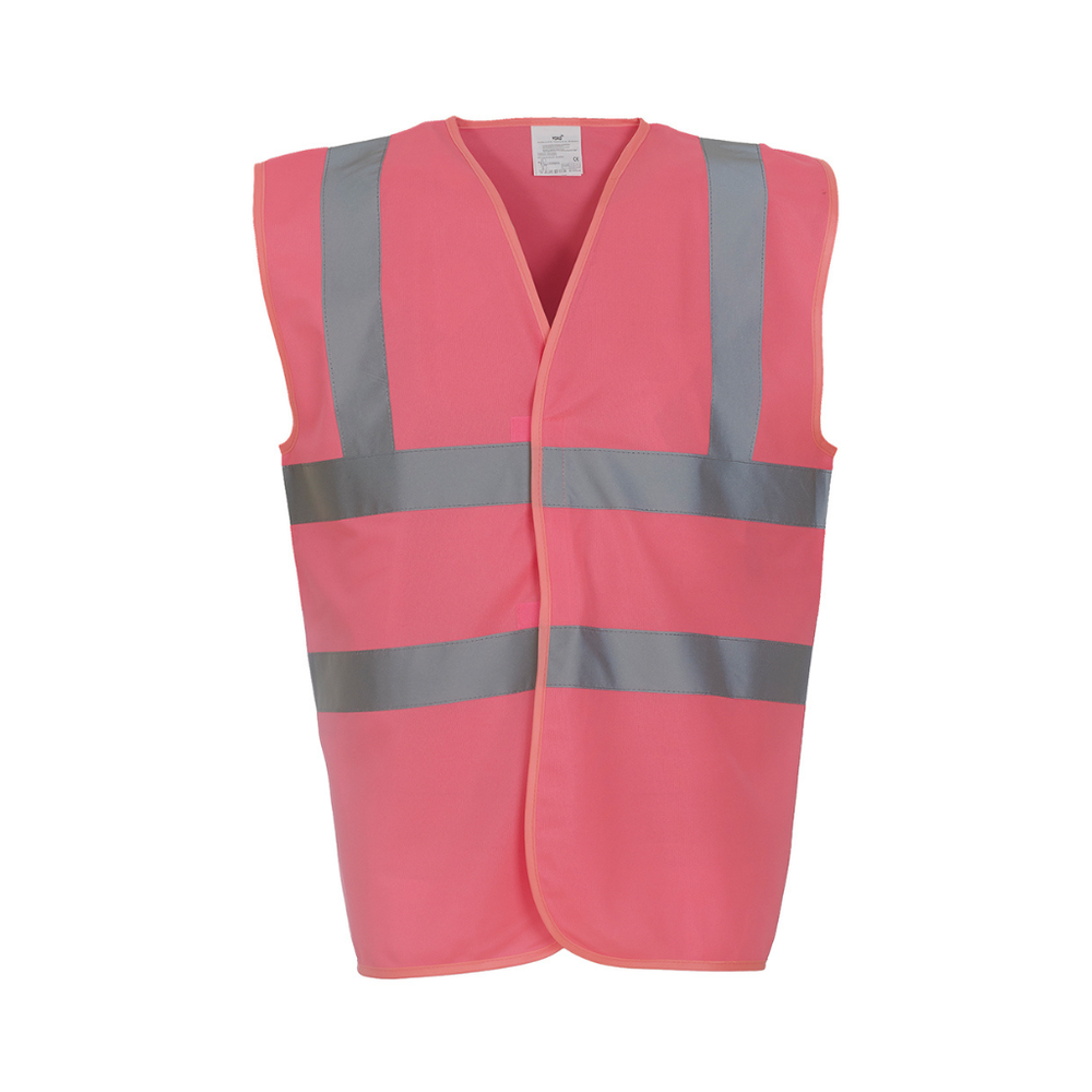 Yoko Hi-Vis Two Band and Braces Waistcoat