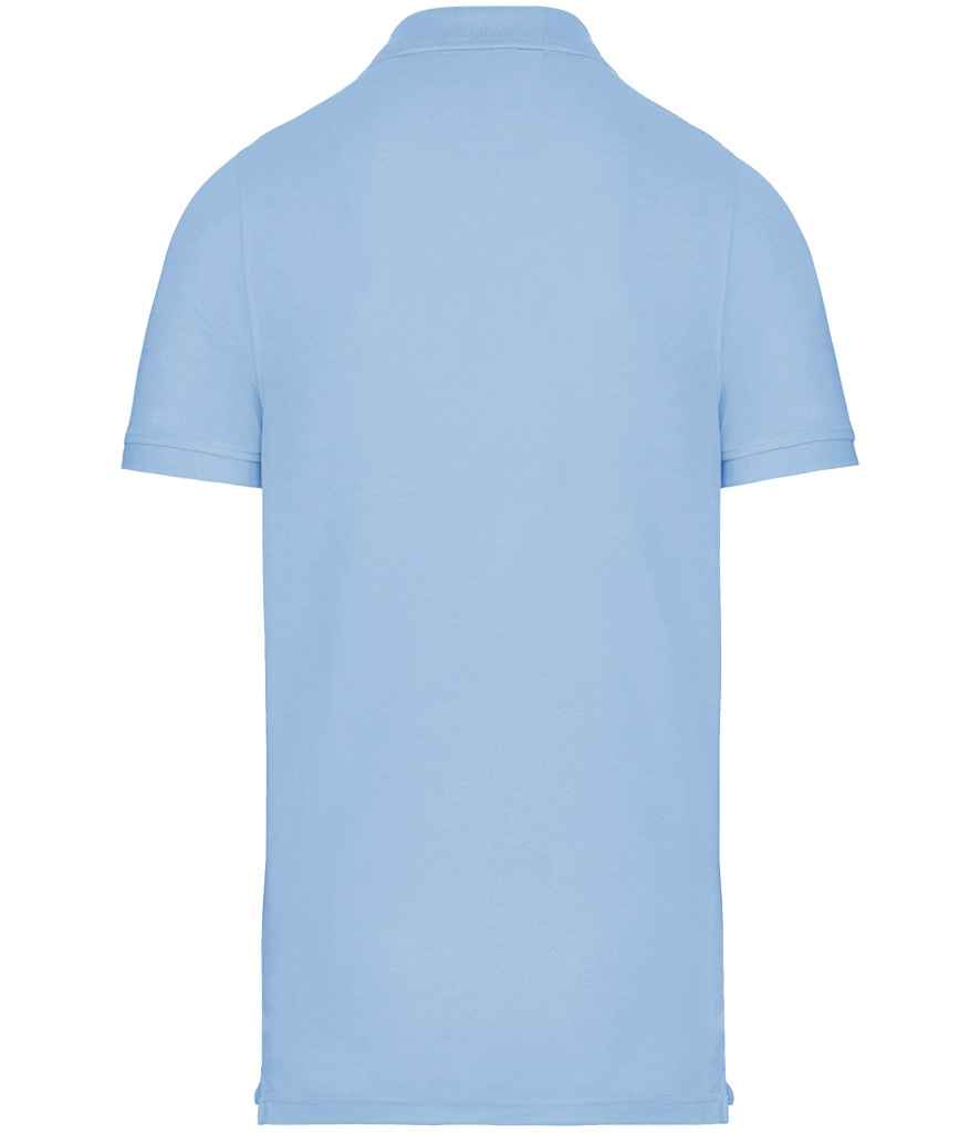 WK Designed to Work Anti-Bacterial Piqué Polo Shirt Sky Blue