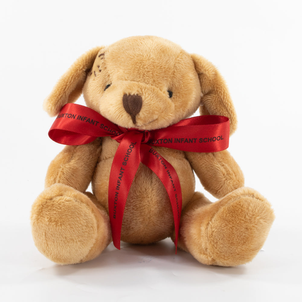 Bow Animal 12cm Bailey Patch Puppy Dog, Brown