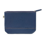 Branded Recycled denim cosmetic pouch