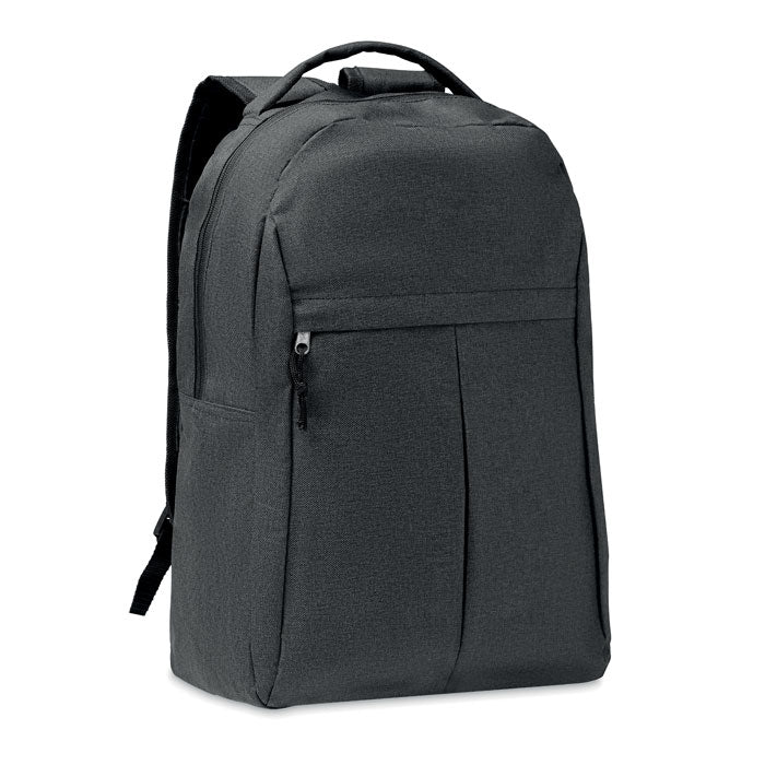 Branded 600D RPET 2 tone backpack