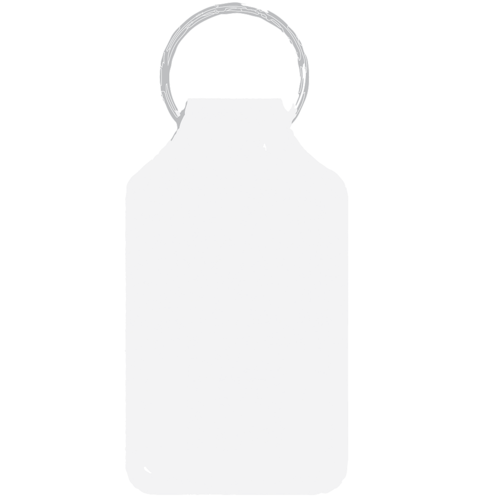 Branded Long Square Shaped Keyfob