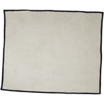 Branded Springwood soft fleece and sherpa plaid blanket
