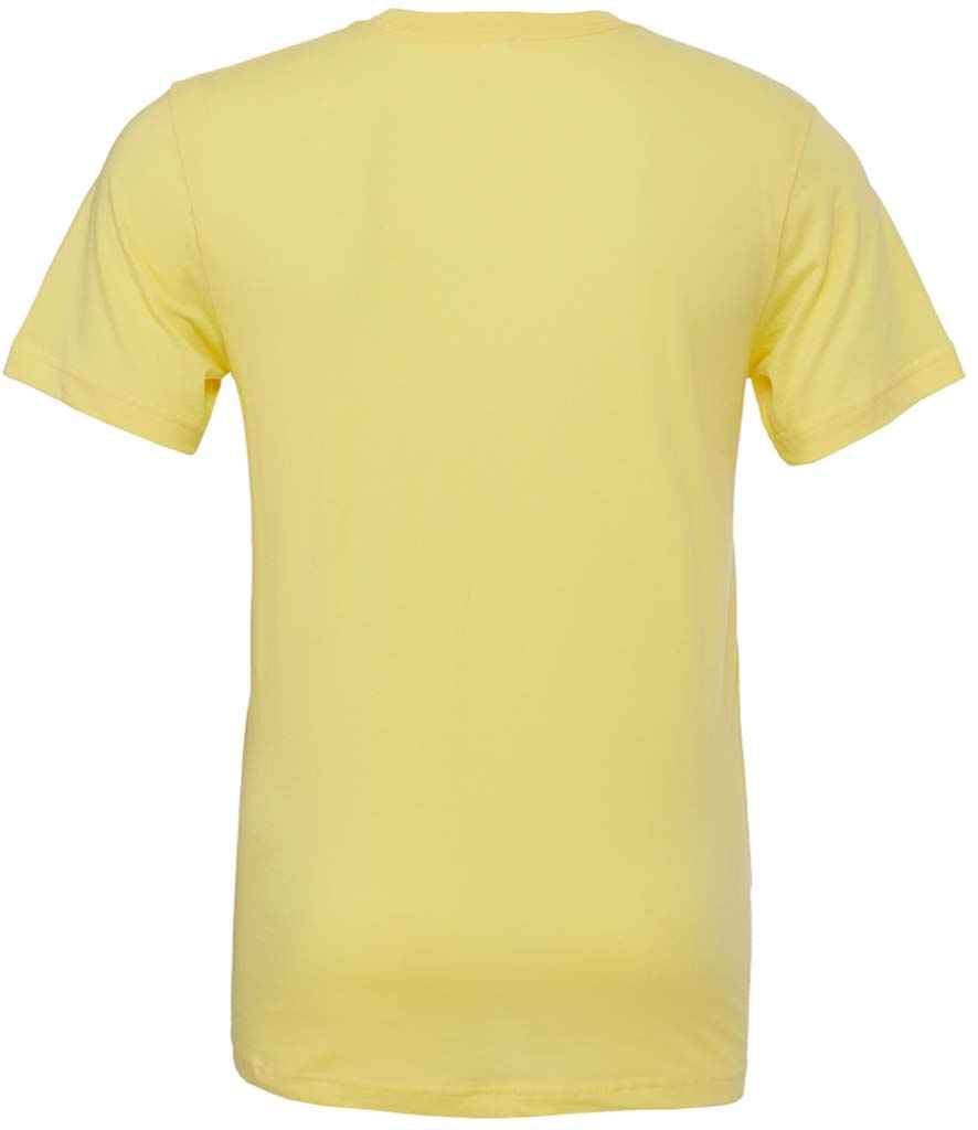 Canvas Unisex Crew Neck T-Shirt Yellow