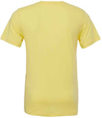 Canvas Unisex Crew Neck T-Shirt Yellow