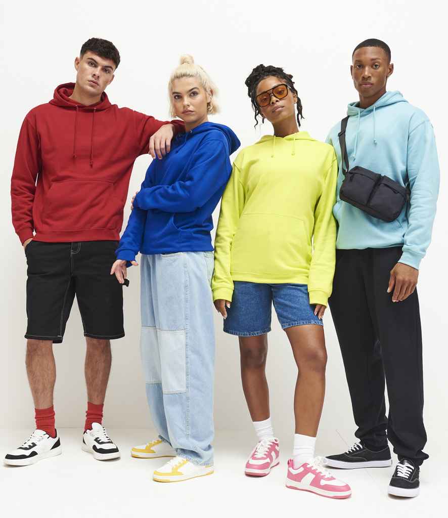 AWDis College Hoodie Red Hot Chilli