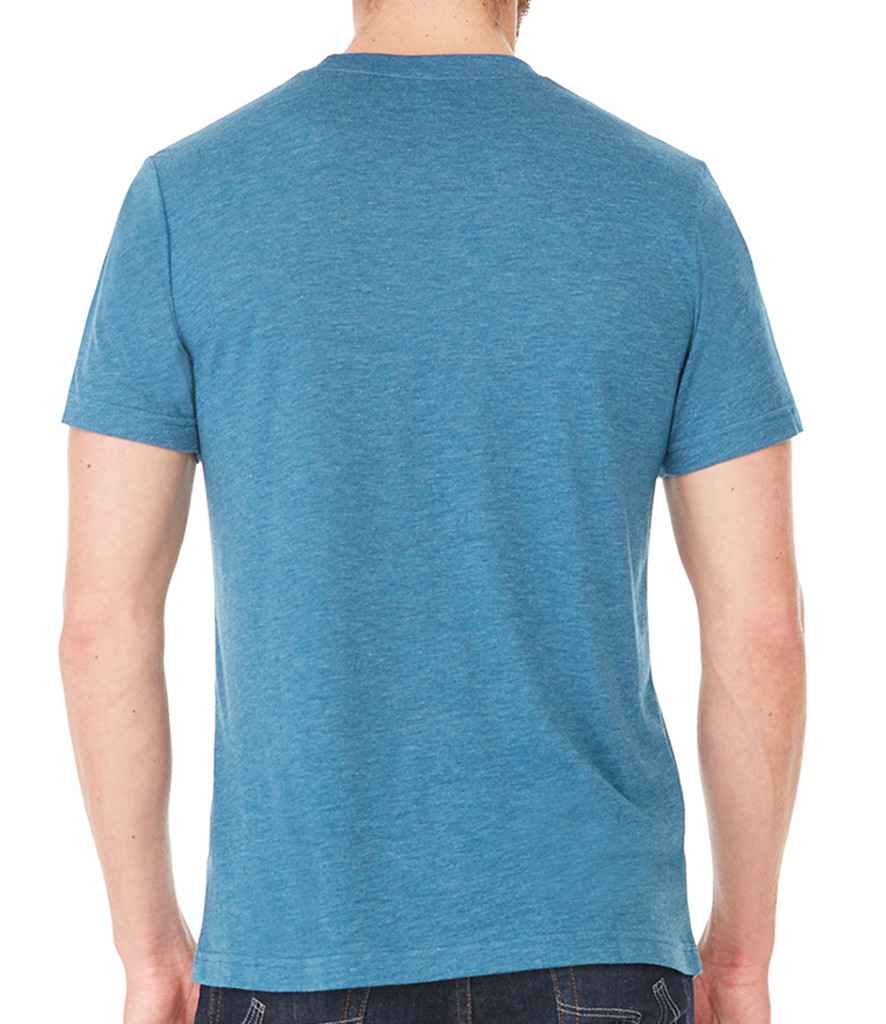 Canvas Unisex Tri-Blend T-Shirt Steel Blue Tri-Blend