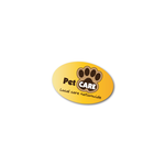 Oval shaped Flexible Fridge Magnet