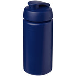 Branded Baseline® Plus grip 500 ml flip lid sport bottle