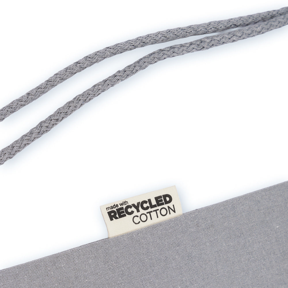 Express GRS Certified, Recycled Cotton Drawstring Bag