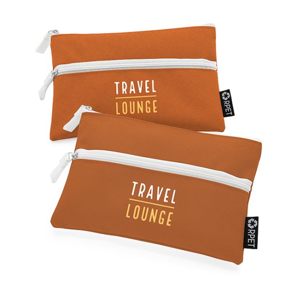 Cosmetic and Toiletry Pencil Case Style Purse from Recycled Bottles