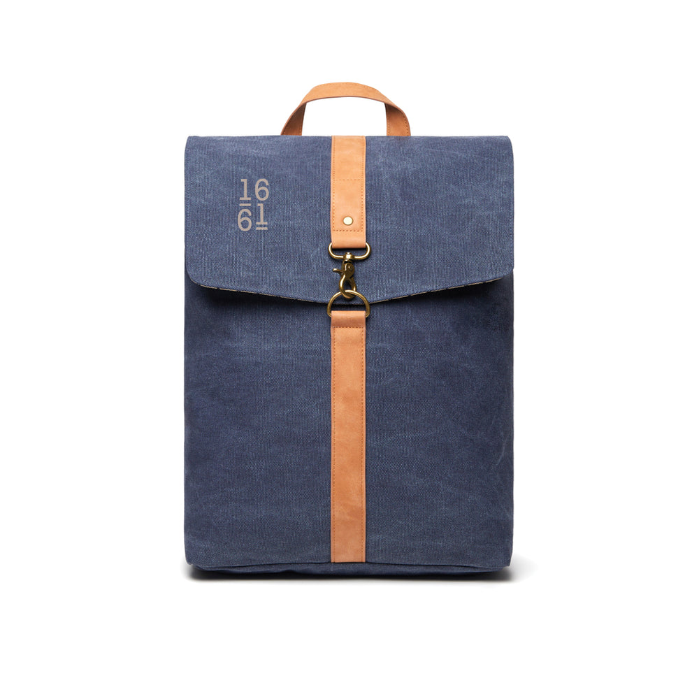 Branded VINGA Bosler backpack GRS recycled canvas