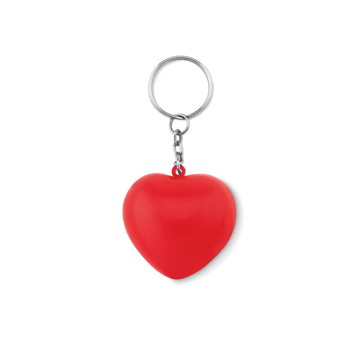 Branded Key ring with PU heart