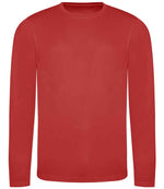 AWDis Cool Long Sleeve Wicking T-Shirt Fire Red
