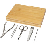 Branded Ladia 5-piece bamboo manicure set