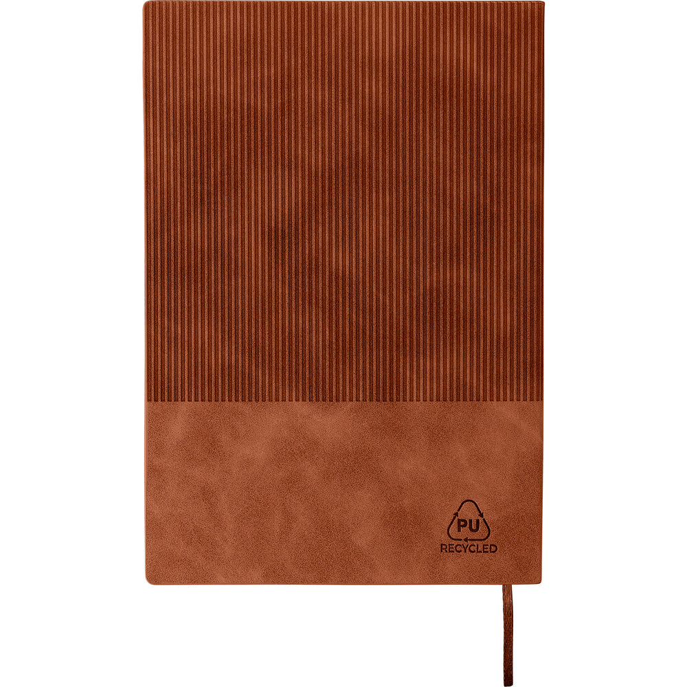 Elian Recycled PU Notebook Black