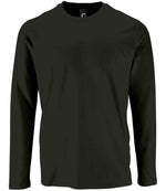 SOL'S Imperial Long Sleeve T-Shirt Deep Black