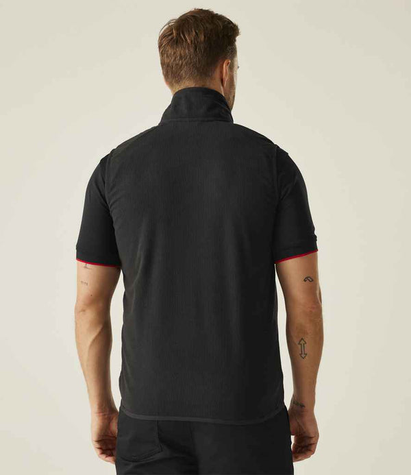 Regatta Navigate Fleece Bodywarmer Black/Classic Red