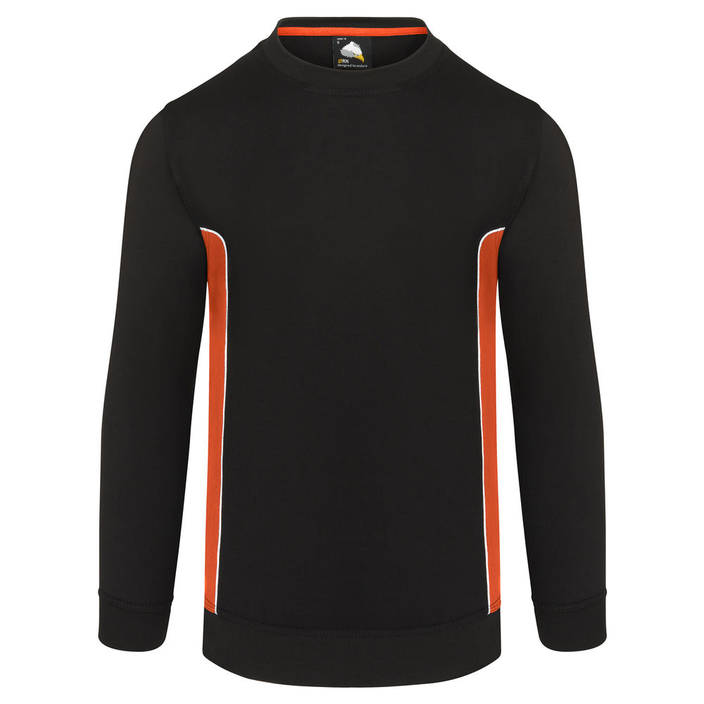 Orn Silverswift Two Tone Sweatshirt Black/Orange