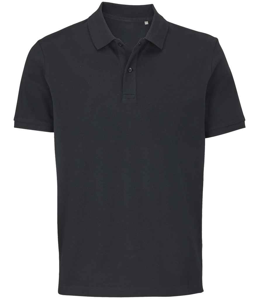 SOL'S Unisex Pegase Piqué Polo Shirt Black