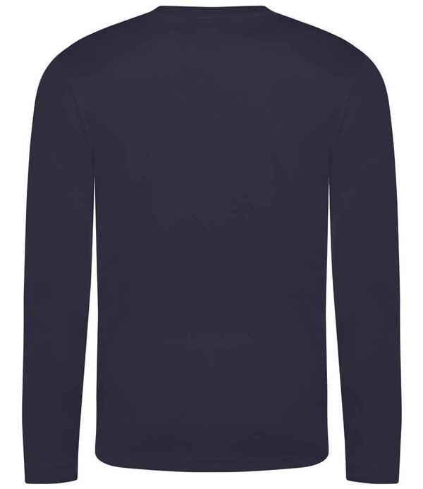 AWDis Cool Long Sleeve Wicking T-Shirt French Navy