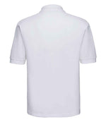 Russell Poly/Cotton Piqué Polo Shirt White