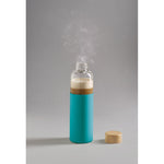 DAKAR. Bamboo and borosilicate glass bottle 600 mL