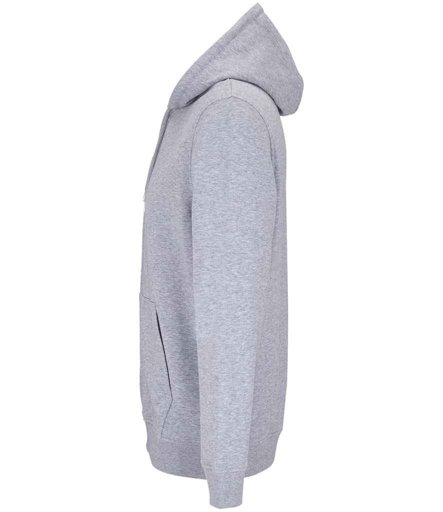 SOL'S Unisex Calipso Eco-Friendly Full Zip Hoodie Grey Marl