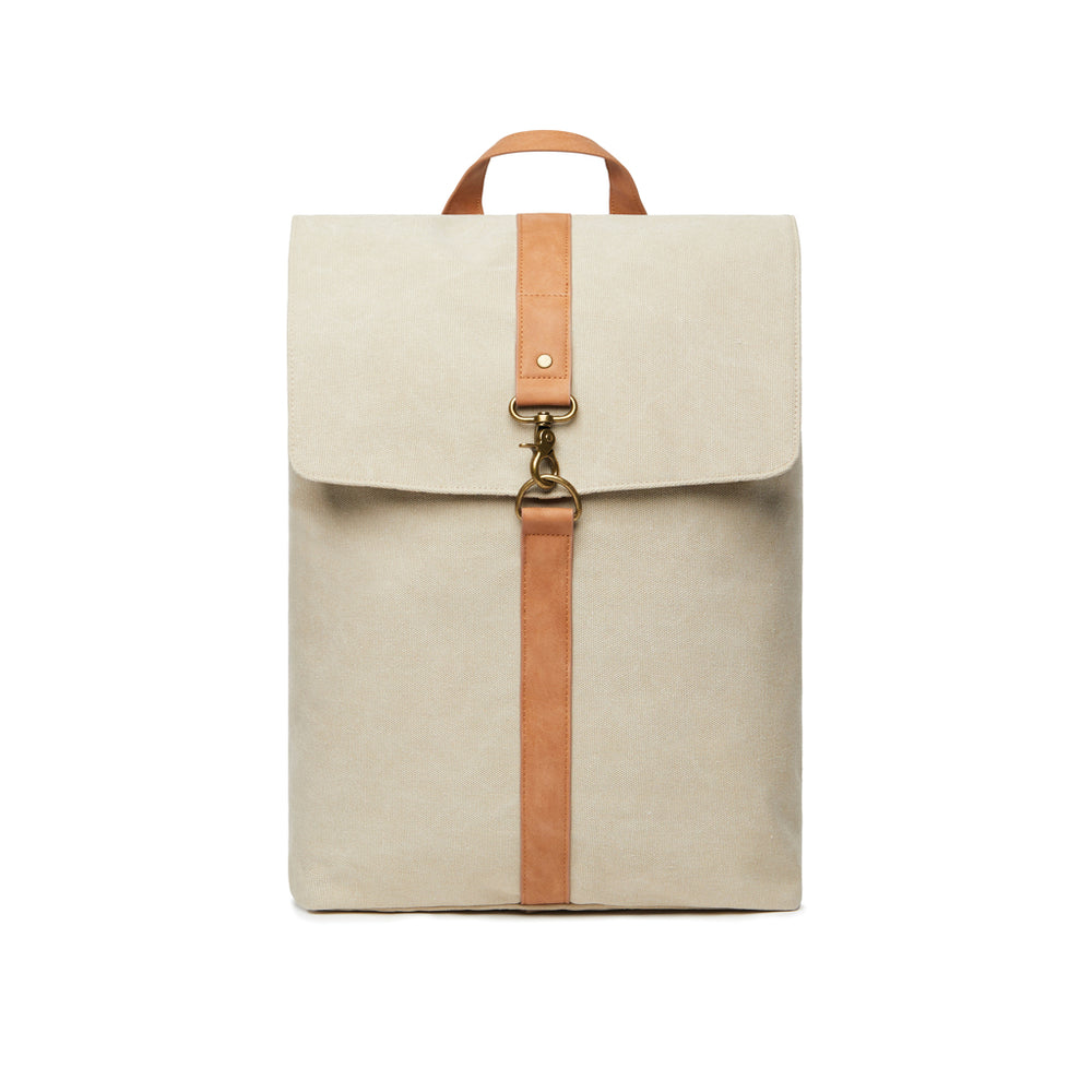 Branded VINGA Bosler backpack GRS recycled canvas